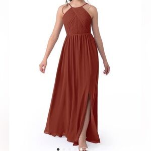 AZAZIE Junior Bridesmaid Dress in Terracotta Size:12 Junior’s